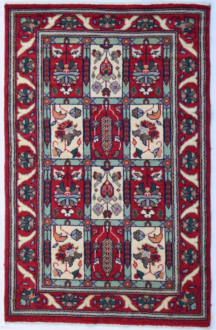 Handmade Afghan Vintage Rug |188 cm x 121 cm | 6.2 x 4.0'ft