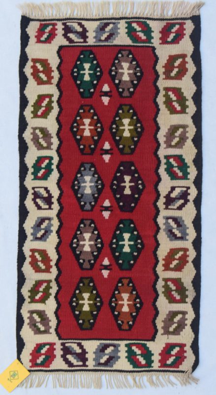 Handmade Turkish Kilim | 100 cm x 51 cm | 3.3 x 1.7''ft