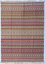 Handmade Turkish Kilim Rug |144 cm x 198 cm | 4.7' x 6.5'ft