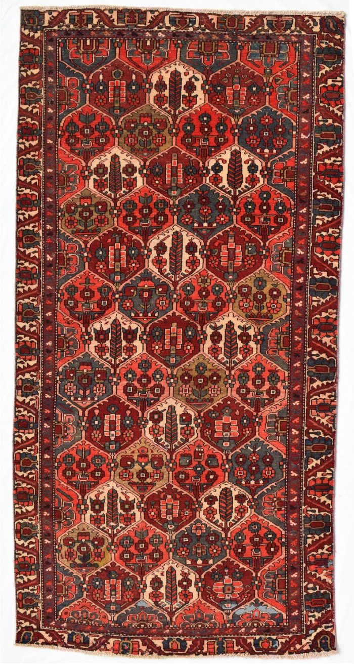 Handmade Vintage Persian Rugs | 283cm x 140cm | 9.3 x 4.6''ft