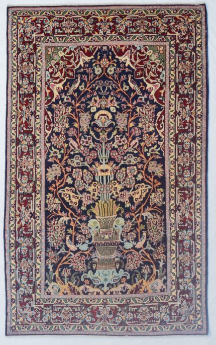 Handmade Fine Vintage Persian Rug | 196 cm x 120 cm / 6.4 x 3.9''ft