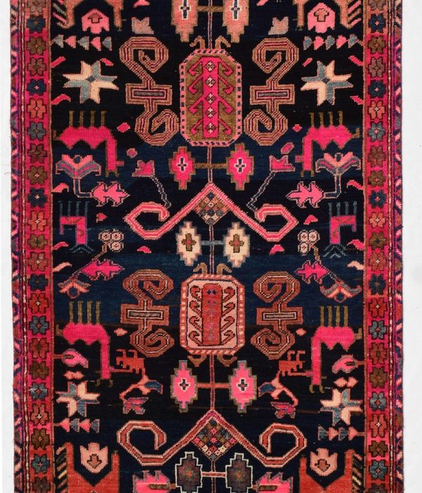 Handmade Vintage knotted rugs |316cm x 109cm| 10.4 x 3.6 ft